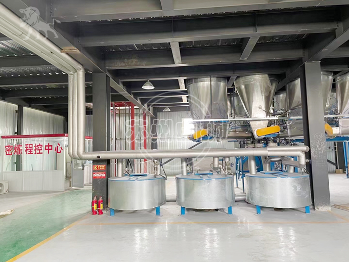 地板密煉機(jī)自動稱重配料系統(tǒng) 地板密煉機(jī)自動稱重配料系統(tǒng)